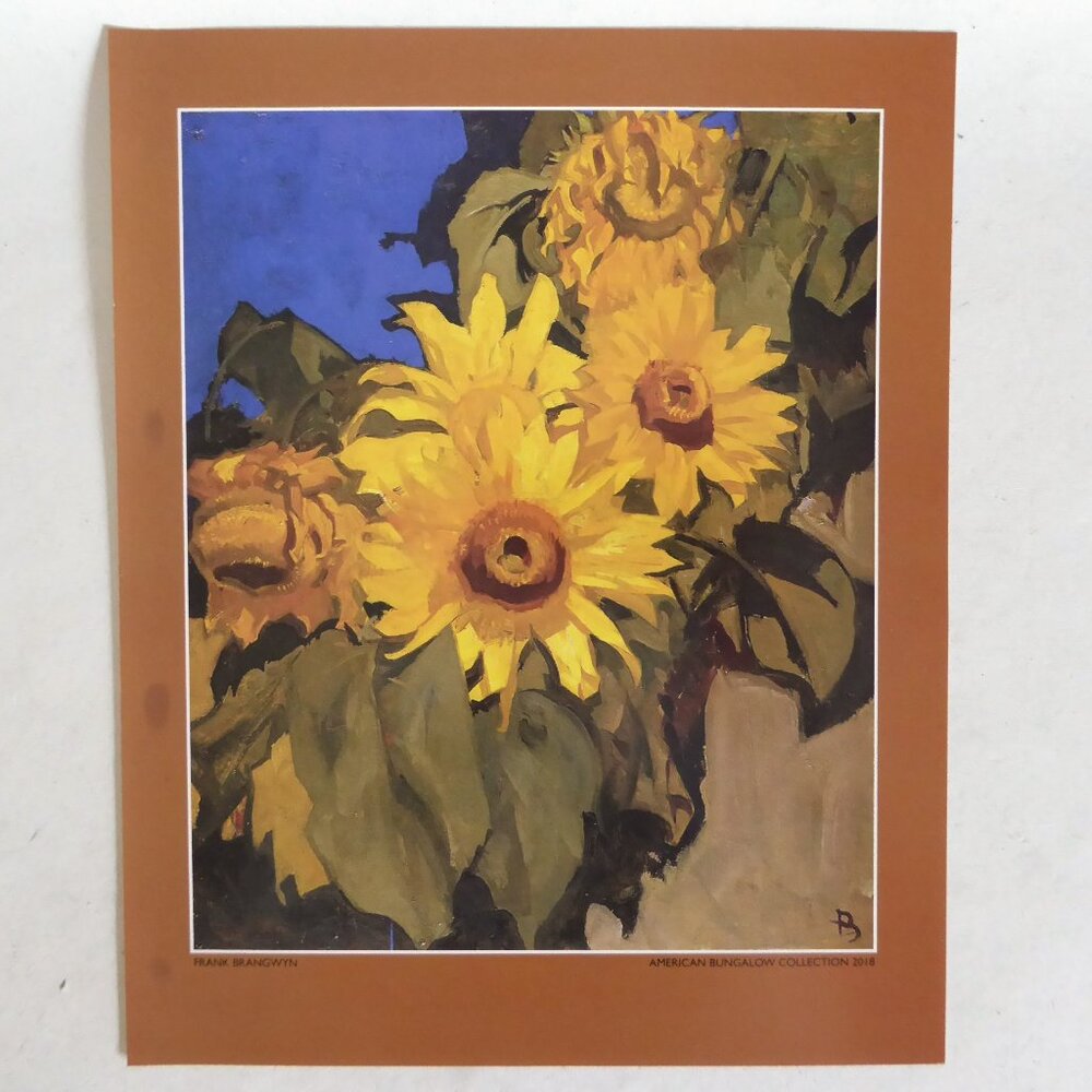 8” x 10” AMERICAN BUNGALOW ARTS & CRAFTS MOVEMENT FRANK BRANGWYN ART PRINT